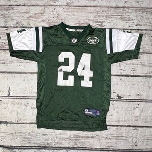 Darrelle Revis New York Jets Reebok NFL Football Boys Kids Youth Jersey